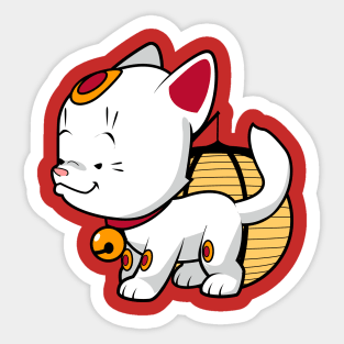 Lucky the cat Sticker